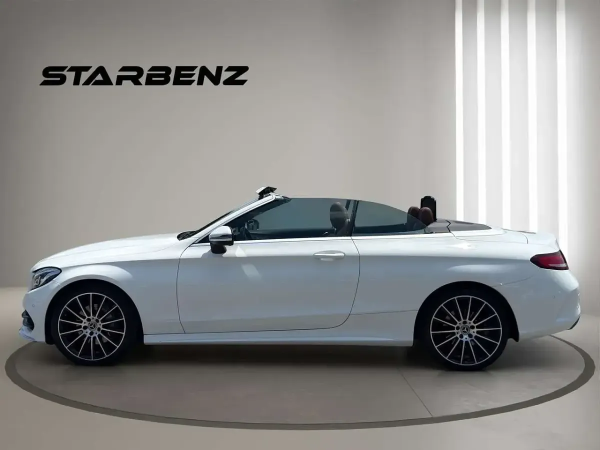 Usata Mercedes C220 Premium Plus 170 CV (125 kW) 2017 Bianco Cabrio