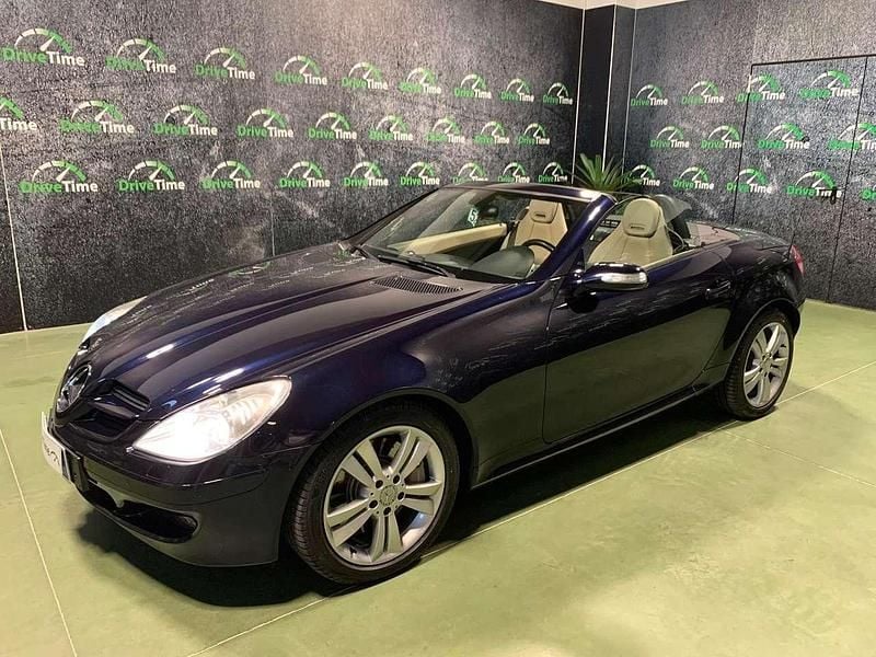 Blu/azzurro Usata 2007 Mercedes SLK350 Cabrio | 16.890 € (Buon prezzo) - Immagine 1/4