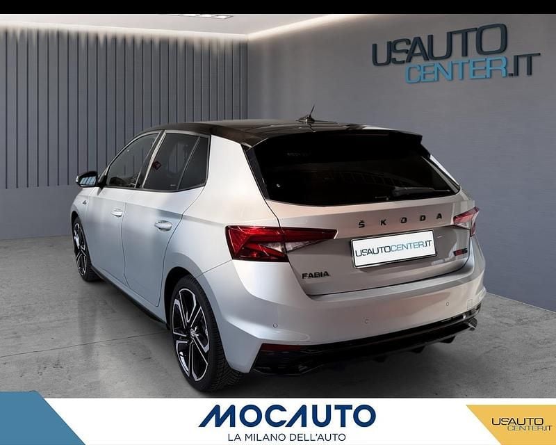 Usata Skoda Fabia Monte Carlo 150 CV (110 kW) 2023 Grigio chiaro metalliz. Utilitaria