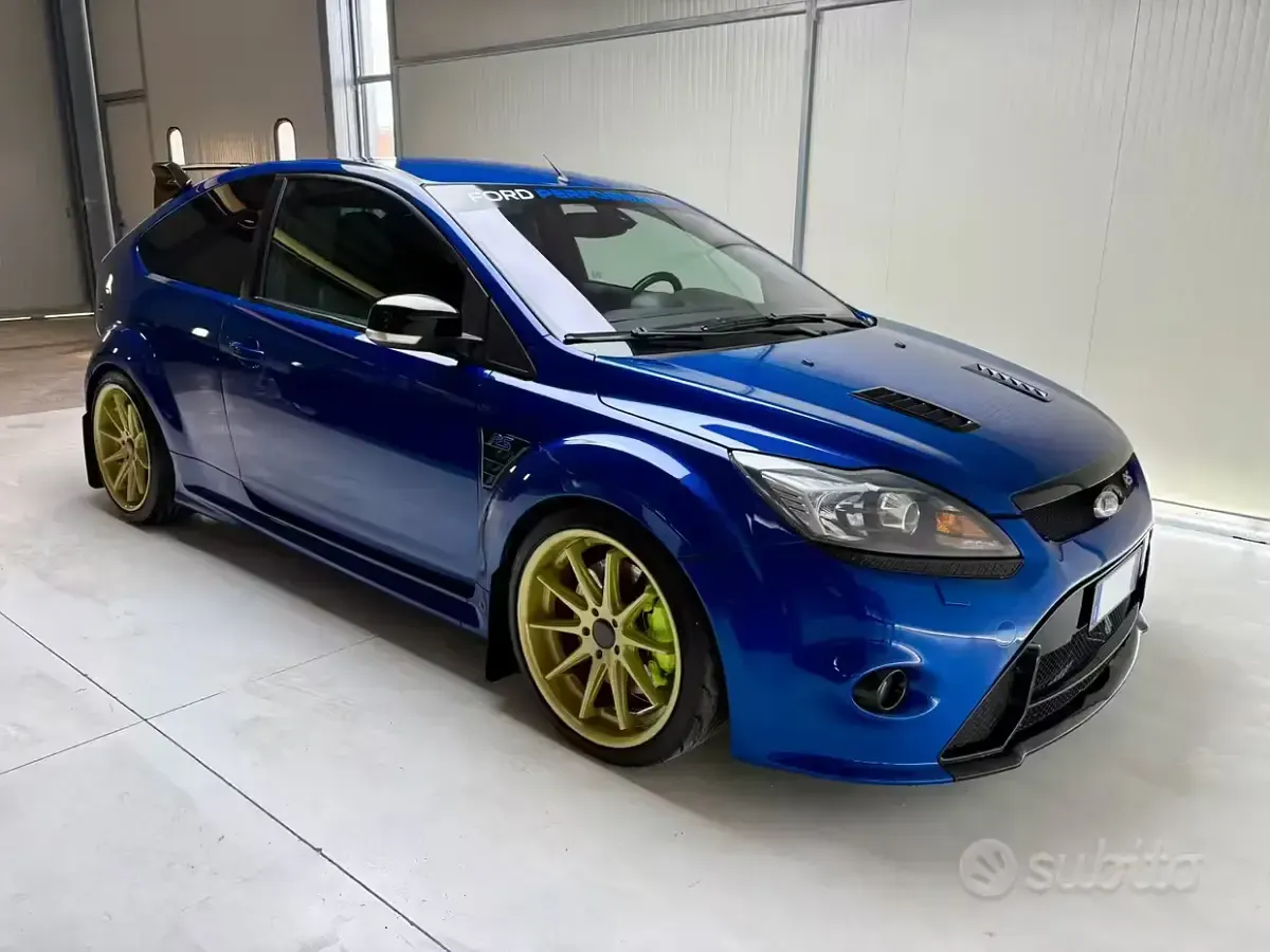 Usata Ford Focus RS 305 CV (224 kW) 2009 Bluazzurro Berlina