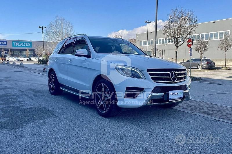 Usata Mercedes ML250 Premium 204 CV (150 kW) 2015 Bianco SUV
