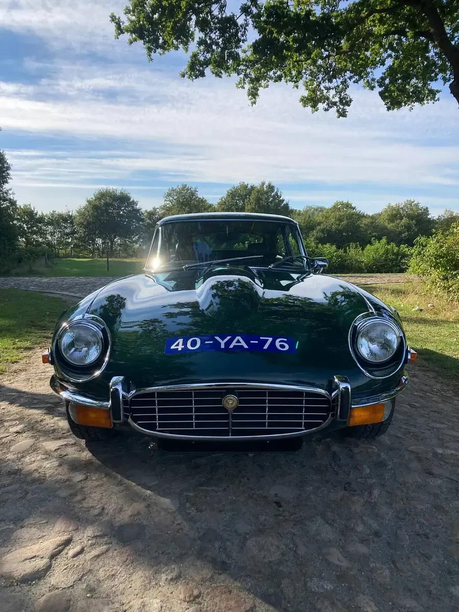 Usata Jaguar E-Type 276 CV (202 kW) 1973 Verde Coupé