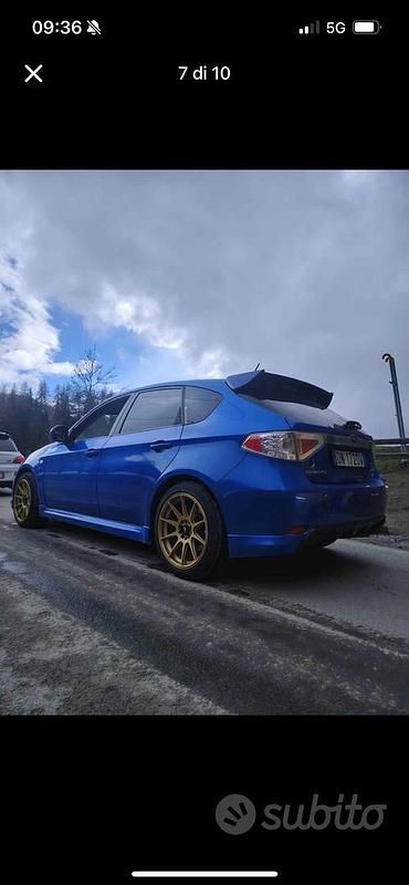 Usata Subaru Impreza 230 CV (169 kW) 2008 Blu Berlina
