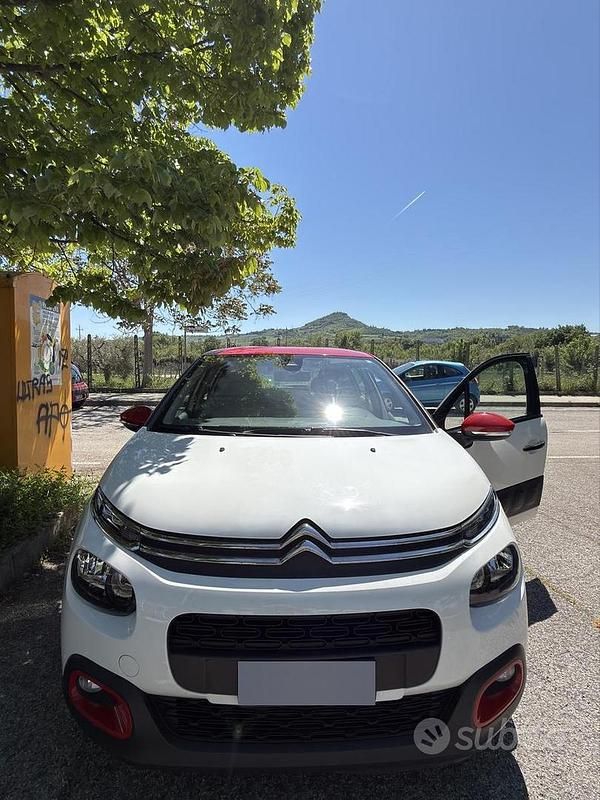 Usata Citroën C3 Shine 102 CV (75 kW) 2020 Bianco Utilitaria
