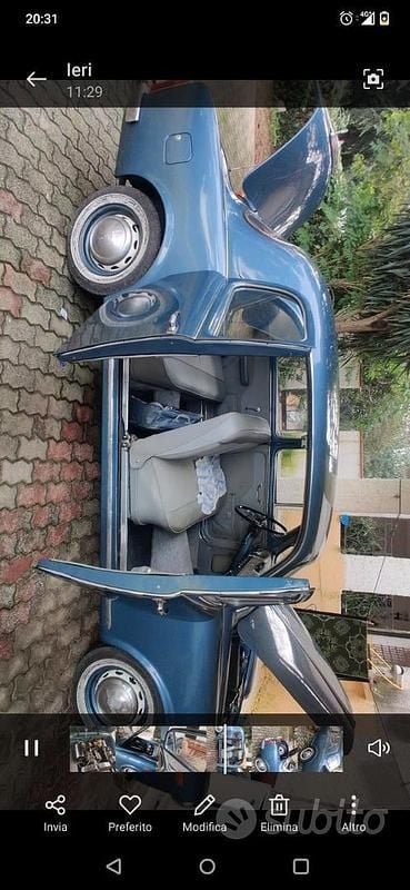 Usata Lancia Appia 1960 Blu Berlina