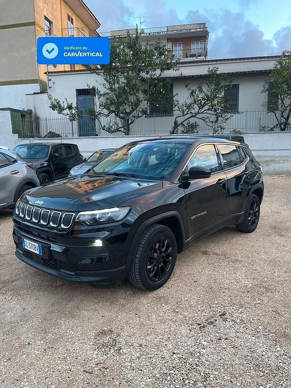 Solid black Usata 2022 Jeep Compass SUV | 16.499 € (Super prezzo) - Immagine 1/4