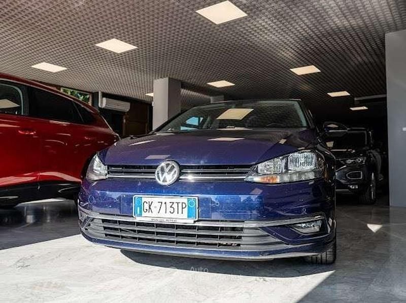 Usata VW Golf VII GTD 116 CV (85 kW) 2018 Blu Berlina