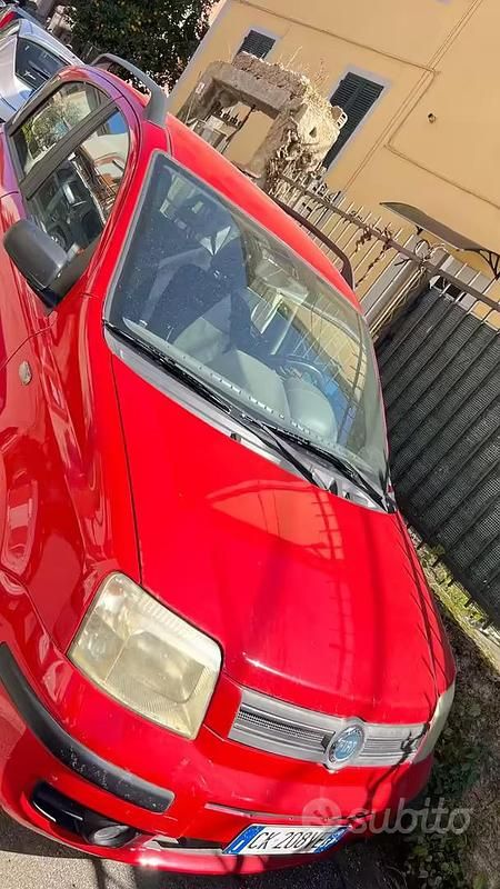 Usata Fiat Panda 2004 Rosso Utilitaria