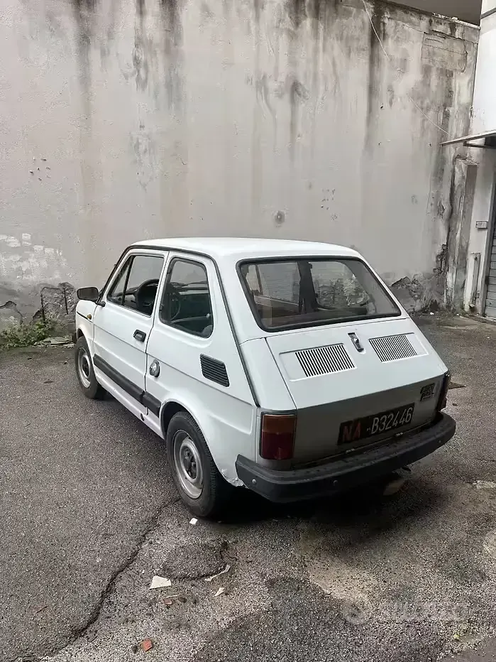 Usata Fiat 126 1970 Bianco Utilitaria