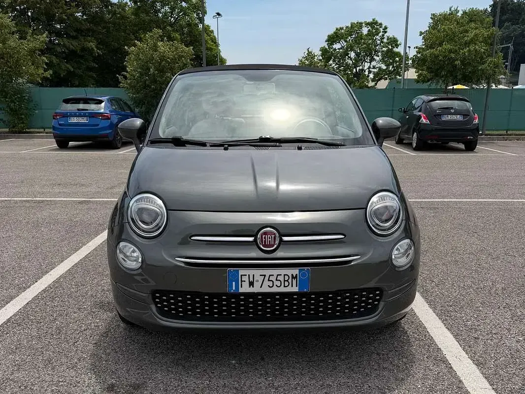 Usata Fiat 500C Collezione 69 CV (50 kW) 2019 Grigio Cabrio