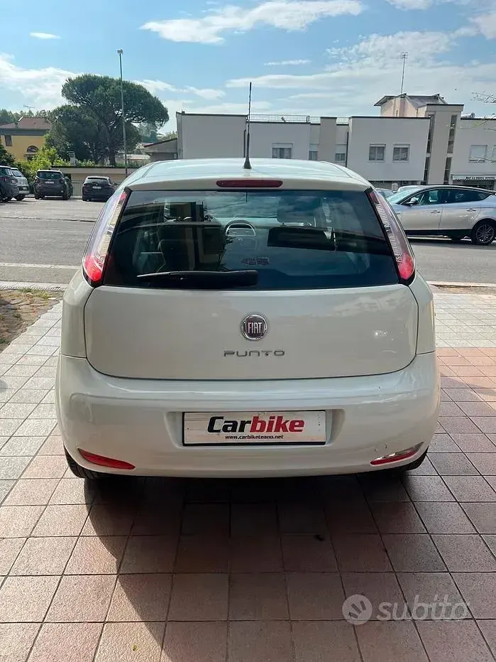Usata Fiat Punto Young 77 CV (56 kW) 2014 Bianco Utilitaria