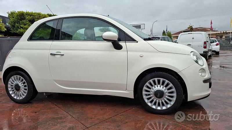 Usata Fiat 500 Lounge 69 CV (50 kW) 2009 Bianco Cabrio