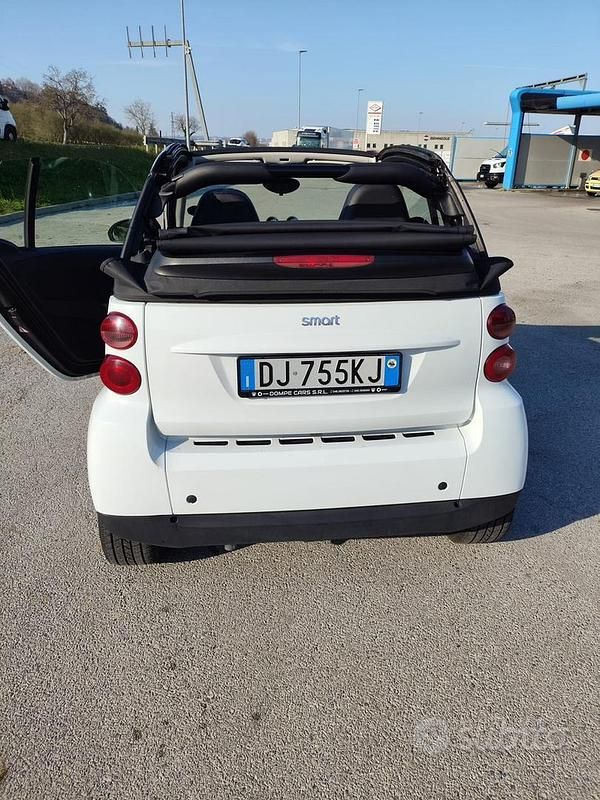 Usata Smart ForTwo Cabrio 84 CV (61 kW) 2007 Bianco Cabrio