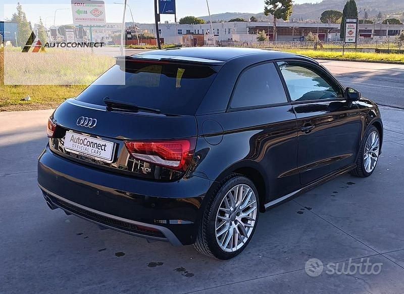 Usata Audi A1 S-Line 90 CV (66 kW) 2017 Nero Utilitaria