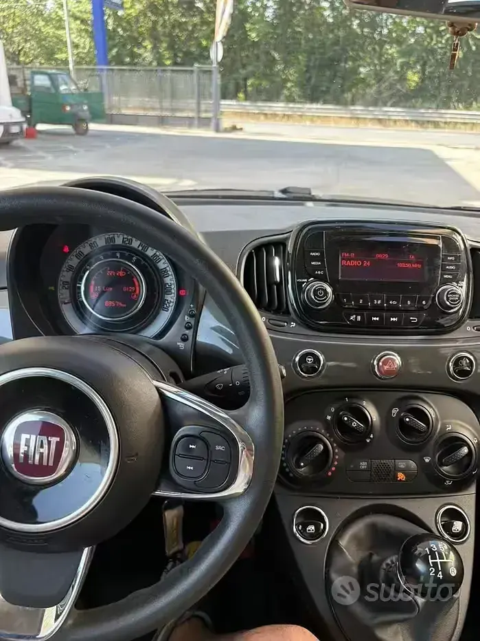 Usata Fiat 500 69 CV (50 kW) 2018 Marrone Berlina