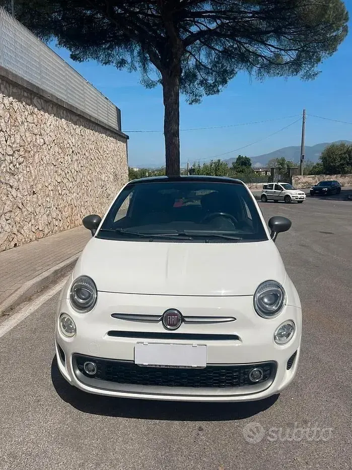 Usata Fiat 500 69 CV (50 kW) 2016 Bianco Utilitaria