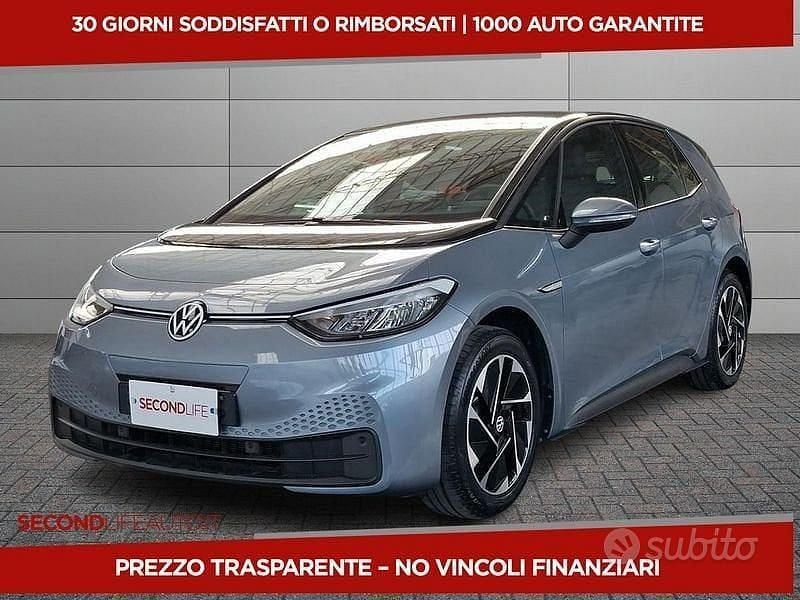 Usata VW ID.3 Pure 110 kW (150 CV) 2022 Grigio Utilitaria