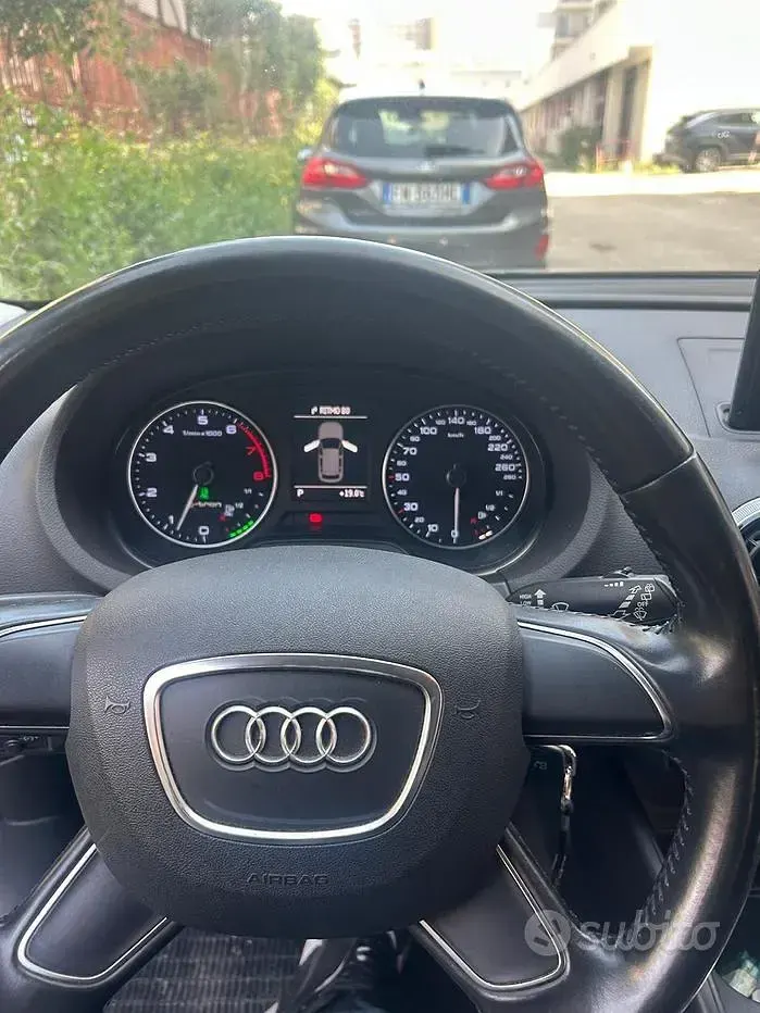 Usata Audi A3 110 CV (80 kW) 2015 Bianco Berlina