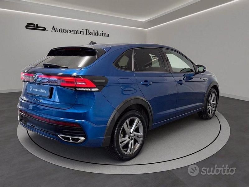 Usata VW Taigo R-line 110 CV (80 kW) 2023 Blu SUV