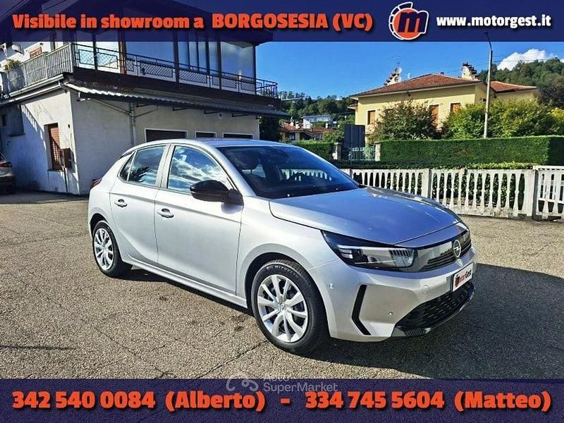 Nuova Opel Corsa 75 CV (55 kW) 2026 Argento Utilitaria