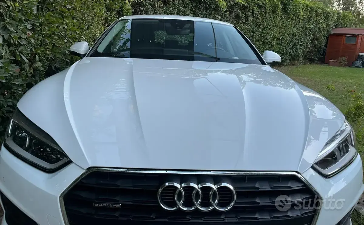 Usata Audi A5 Business 190 CV (139 kW) 2018 Bianco Coupé