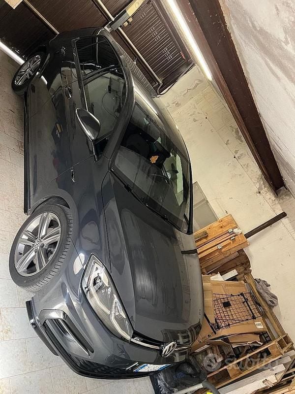 Usata VW Golf VII R-line 150 CV (110 kW) 2019 Grigio Berlina