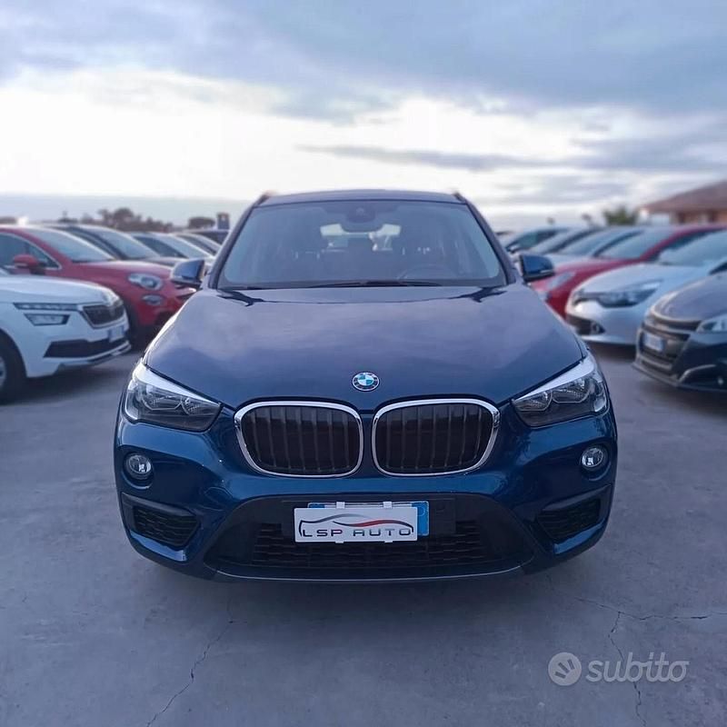 Usata BMW X1 Efficient Dynamics 150 CV (110 kW) 2018 Blu SUV