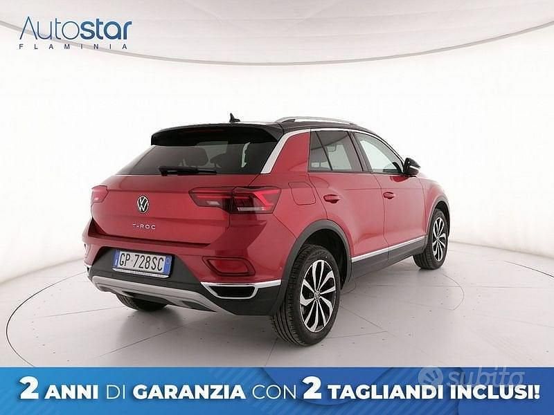 Usata VW T-Roc Style 110 CV (80 kW) 2023 Rosso SUV