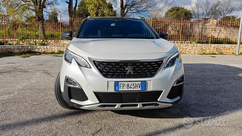 Usata Peugeot 3008 GT-line 120 CV (88 kW) 2018 Bianco SUV