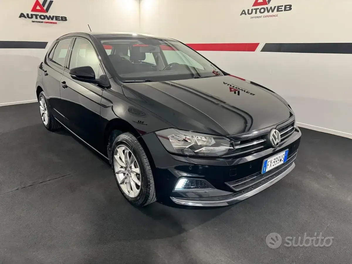 Usata VW Polo Highline 95 CV (69 kW) 2019 Nero Utilitaria