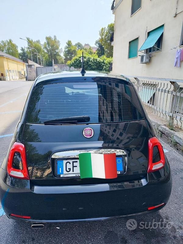 Nero Usata 2020 Fiat 500 Lounge Due volumi | 11.499 € (Buon prezzo) - Immagine 1/4