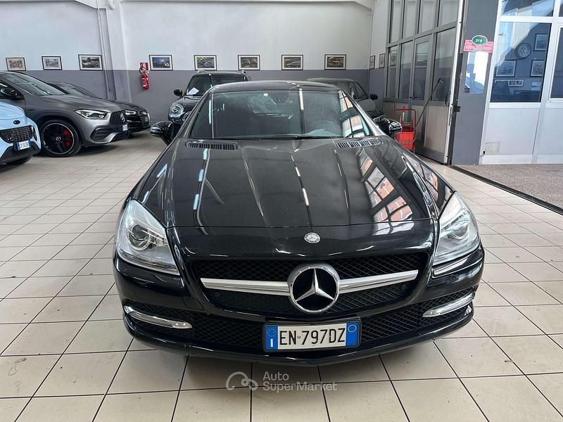 Usata Mercedes SLK200 184 CV (135 kW) 2012 Nero Cabrio