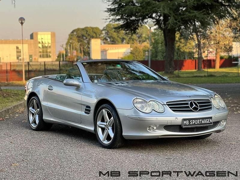 Argento Usata 2004 Mercedes SL350 Cabrio | 24.999 € (Ottimo prezzo) - Immagine 1/4