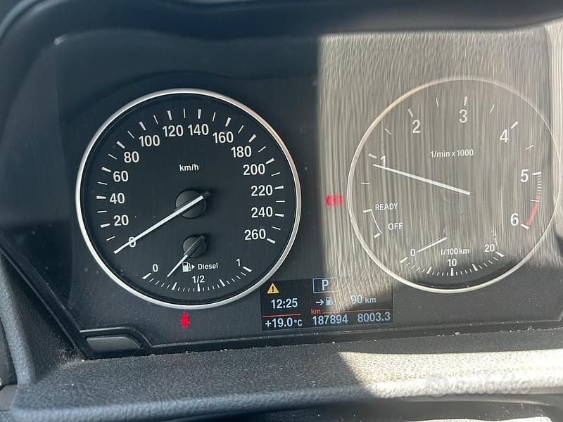 Usata BMW 218 Gran Tourer Advantage 150 CV (110 kW) 2017 Grigio Monovolume