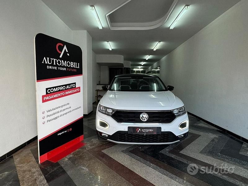 Usata VW T-Roc Advance 116 CV (85 kW) 2019 Bianco SUV