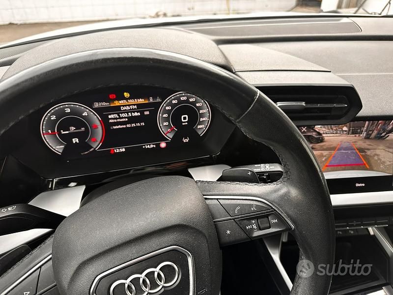 Usata Audi A3 150 CV (110 kW) 2023 Bianco Berlina