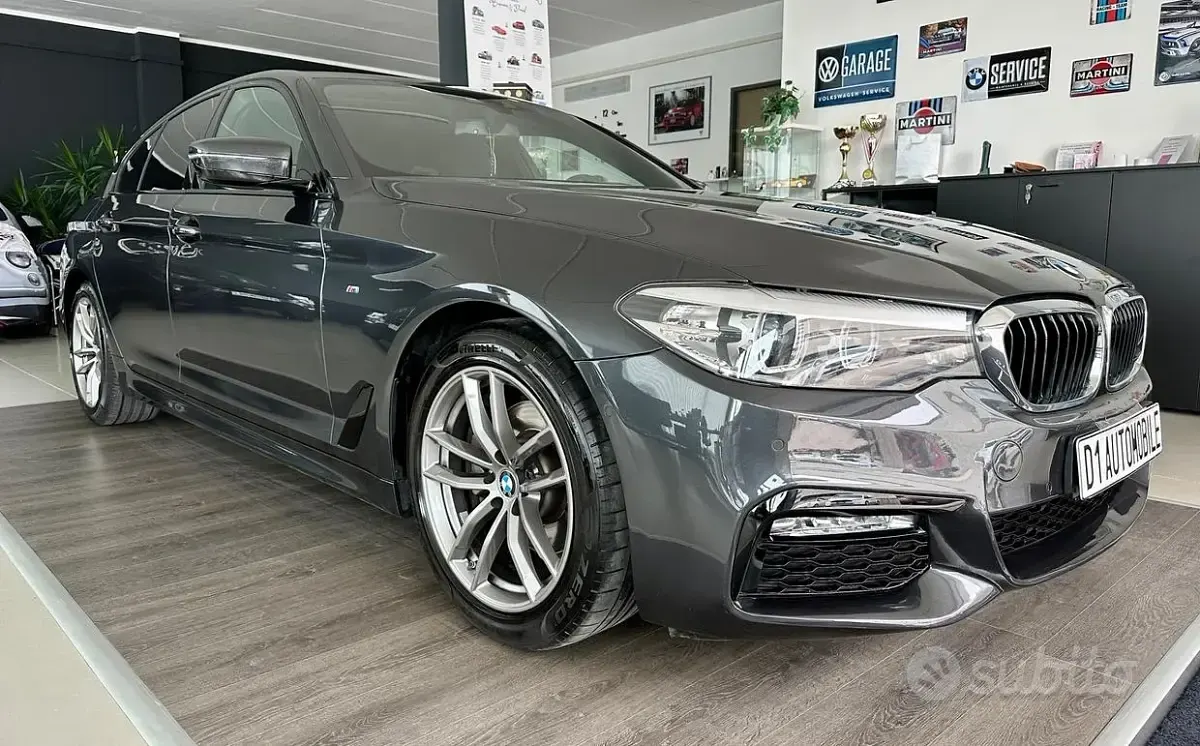 Usata BMW 520 M Sport 190 CV (139 kW) 2017 Grigio Berlina