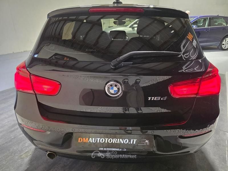 Usata BMW 116 Advantage 116 CV (85 kW) 2016 Nero Utilitaria