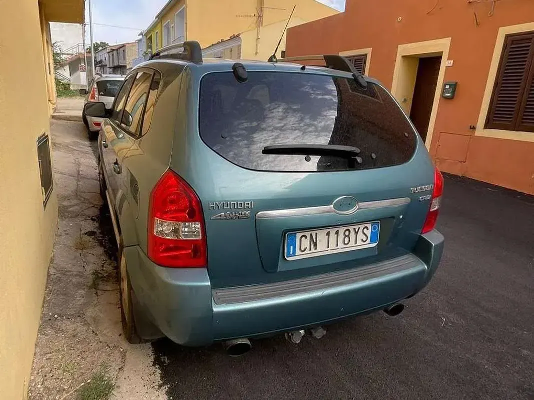 Usata Hyundai Tucson Dynamiq 113 CV (83 kW) 2004 Blu/azzurro SUV