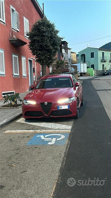 Usata Alfa Romeo Giulia Veloce 210 CV (154 kW) 2020 Rosso Berlina