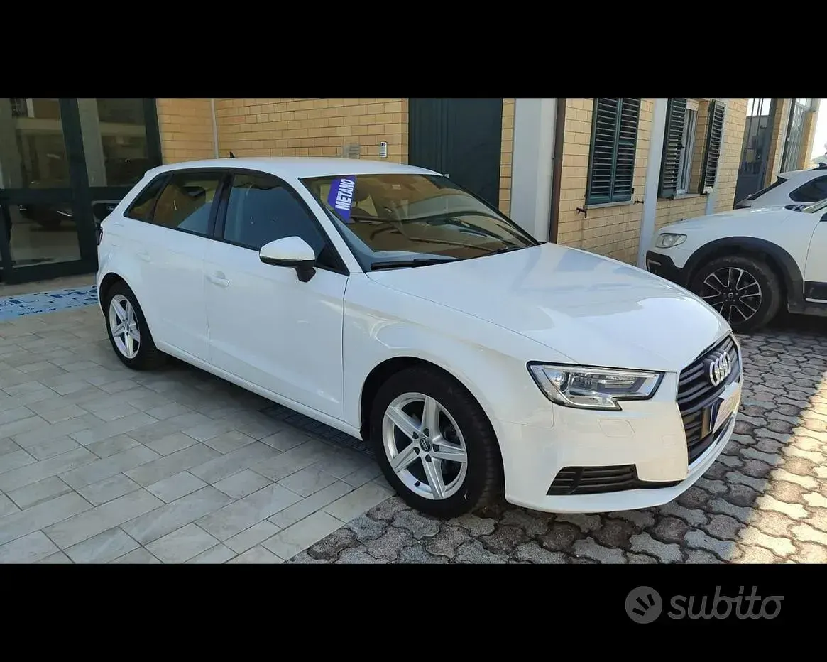 Usata Audi A3 131 CV (96 kW) 2020 Bianco Berlina