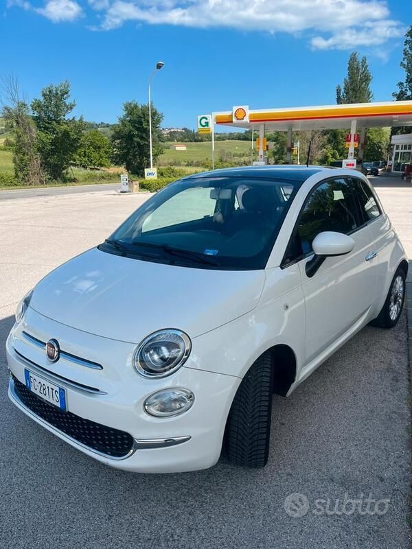 Usata Fiat 500 69 CV (50 kW) 2016 Bianco Utilitaria