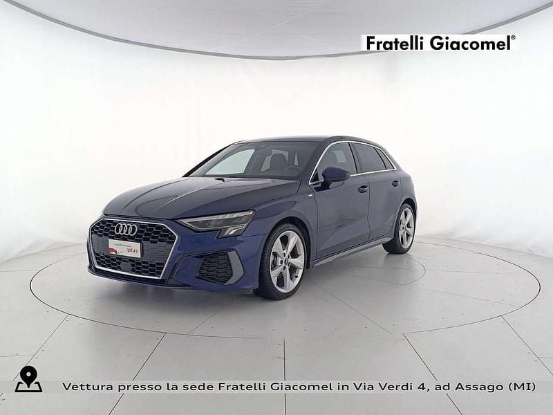 Blu Usata 2023 Audi A3 S-Line Tre volumi | 28.600 € (Buon prezzo) - Immagine 1/4