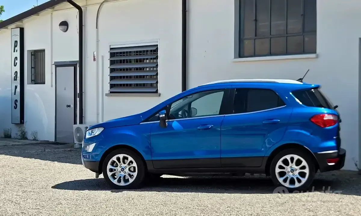 Usata Ford Ecosport Titanium 95 CV (69 kW) 2020 Blu SUV