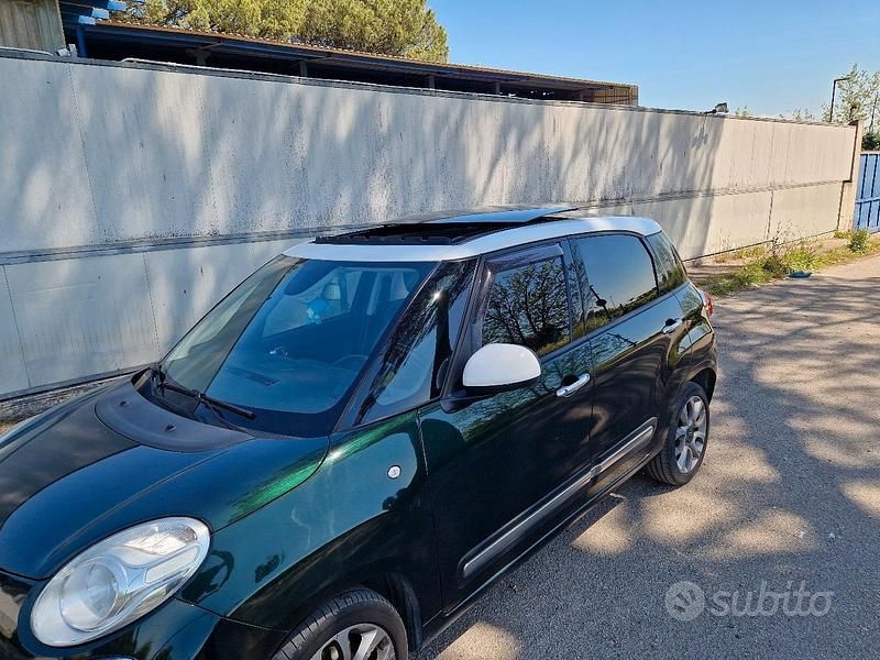 Usata Fiat 500L 105 CV (77 kW) 2014 Verde Monovolume