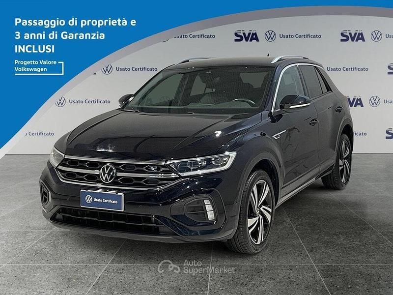 Nero Usata 2023 VW T-Roc R-line SUV | 25.900 € (Buon prezzo) - Immagine 1/4
