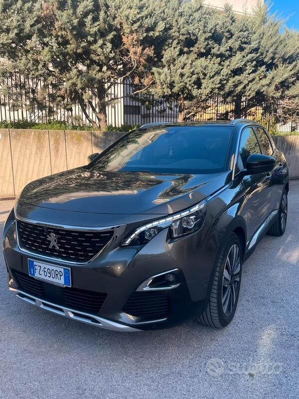Grigio Usata 2019 Peugeot 3008 GT SUV | 17.300 € (Buon prezzo) - Immagine 1/4