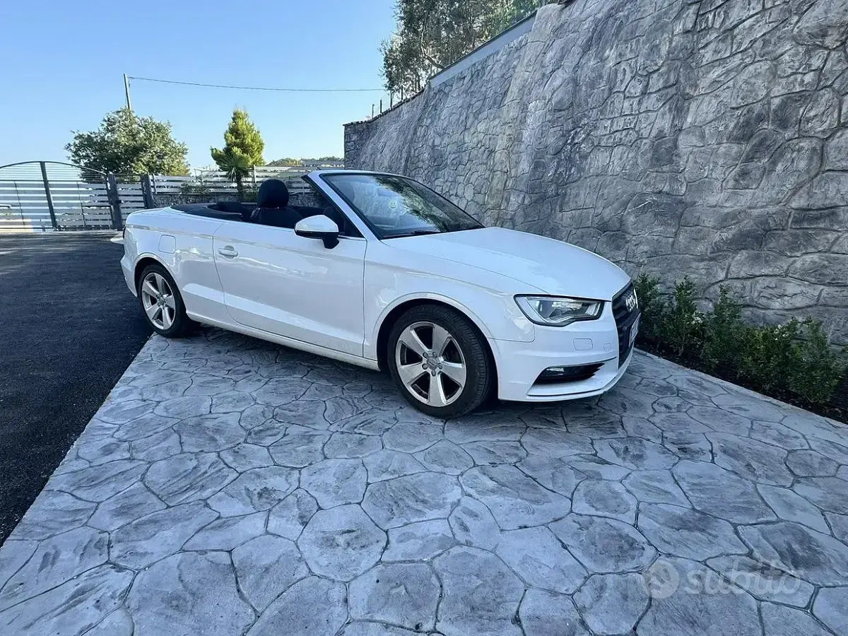 Usata Audi A3 Cabriolet Ambition 110 CV (80 kW) 2016 Bianco Cabrio