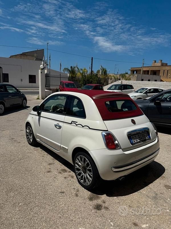 Usata Fiat 500C Rock 75 CV (55 kW) 2009 Bianco Cabrio