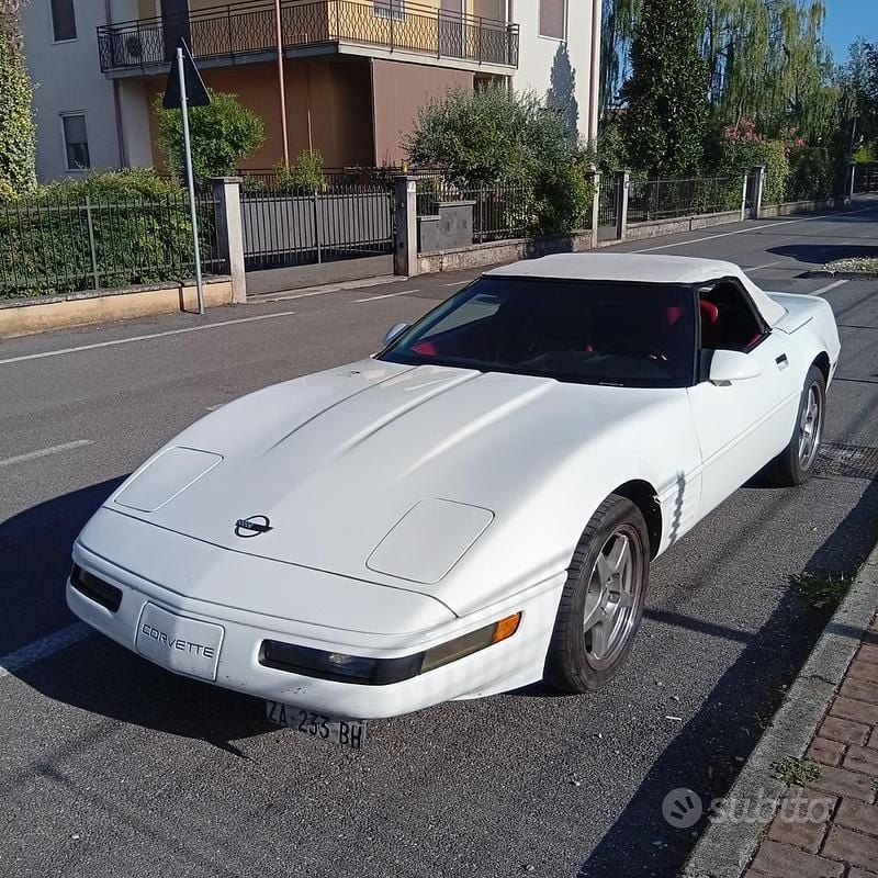 Usata Corvette C4 305 CV (224 kW) 1991 Bianco Cabrio